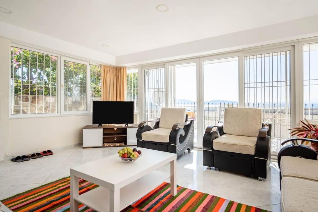 Bodrum Burcu Residence, Magnificent Sea View, Cozy, Free Otopark, Free Wifi المظهر الخارجي الصورة